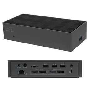 Targus USB Type-C 100W 4K DOCK190 연결 최대 파워 딜리버리 대응 도킹 스테이션 최대 2화면