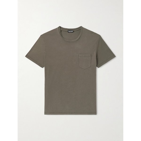 코튼 실크 블렌드 티셔츠 46376663163003412