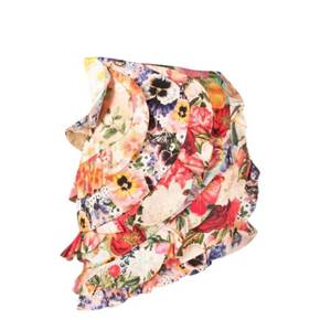 4243501 Zimmermann Womens Wonderland Frill Mini Skirt In Multi