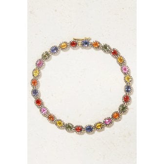 AMRAPALI LONDON 암라팔리 런던 미니 라자스탄 18k 골드 다이아몬드 사파이어 브레이슬릿 1647597326955972