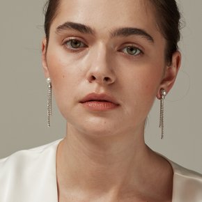 White shine Earring