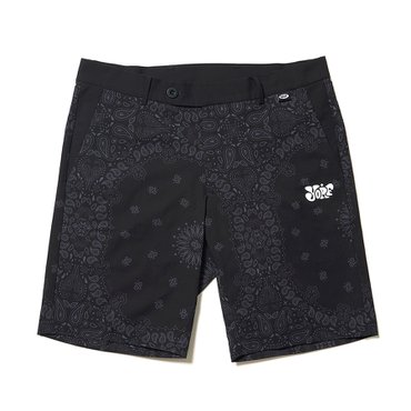 욜프 SHORTS PAISLEY BLACK 반바지 페이즐리 블랙