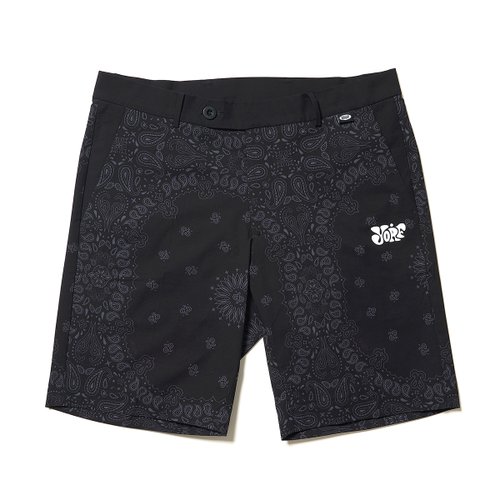 YORF SHORTS PAISLEY BLACK 욜프 반바지 페이즐리 블랙