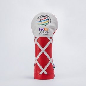 WGC Fedex St.Jude 골프 클럽 드라이버 헤드커버 레드