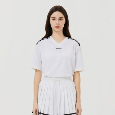 MARTINE GOLF [정상가 338000원]여성 콜라보 반팔 바람막이 화이트 (QW0EJP20331)
