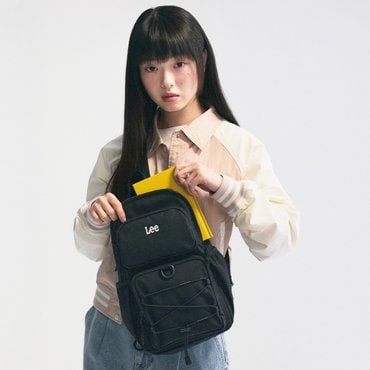 LEE 코듀라 듀얼 포켓 슬링백 블랙 LE2501BG13BK