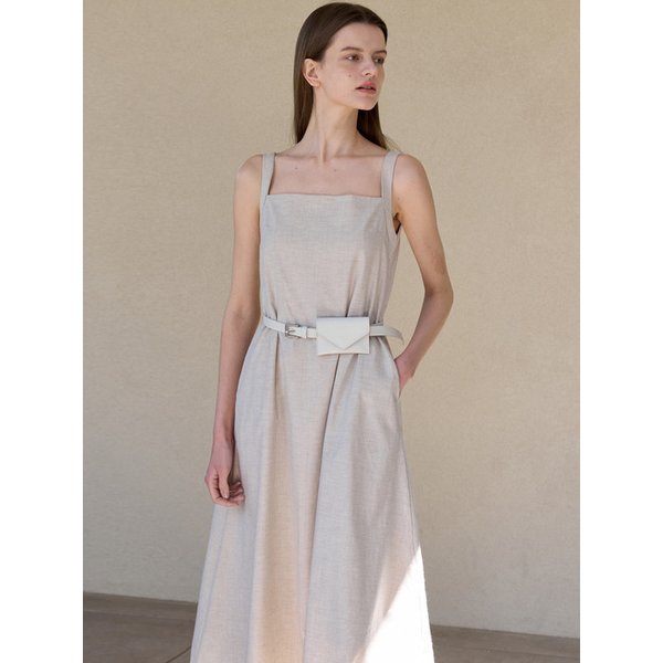[리퍼브] 로우 린넨 원피스 네추럴 amr1890