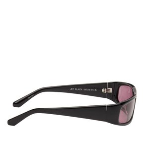 SSENSE 익스클루시브 블랙 제트 선글라스 225-M BLACK/PLUM