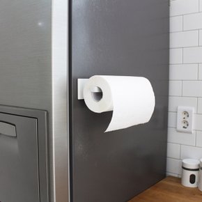 우디앤화이트 마그넷 심플 키친타올 홀더
