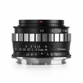  TTArtisan 23mm F1.4 L마운트 APS-C 렌즈 블랙실버