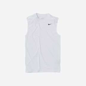 나이키 드라이핏 레전드 슬리브리스 피트니스 티셔츠 화이트 - 아시아 Nike Dri-Fit Legend Slee