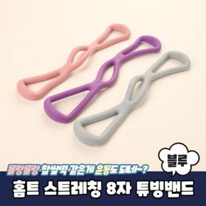 8자 스트레칭 튜빙밴드 홈트 블루