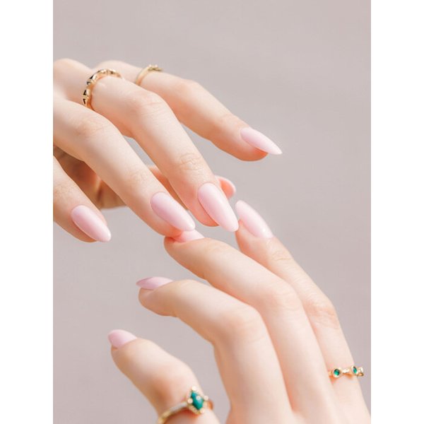 리유저블 네일팁 스트로베리 라떼(아몬드)