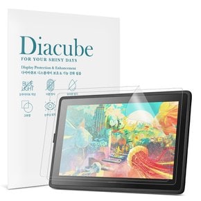 와콤 신티크 22 DTK-2260 저반사 사각사각 종이질감 항균 블루라이트차단 액정보호필름 간편부착