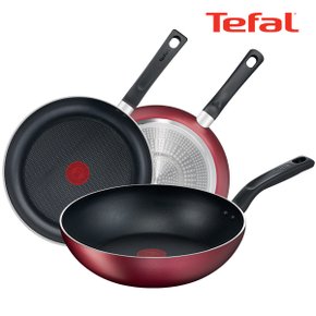 [Tefal] 테팔 어반 로즈 IH 인덕션 3종세트 (F24cm+F28cm+W28cm)