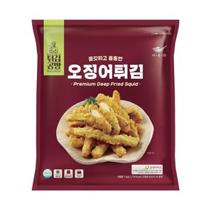 튀김공방 오징어튀김 1kg_냉동