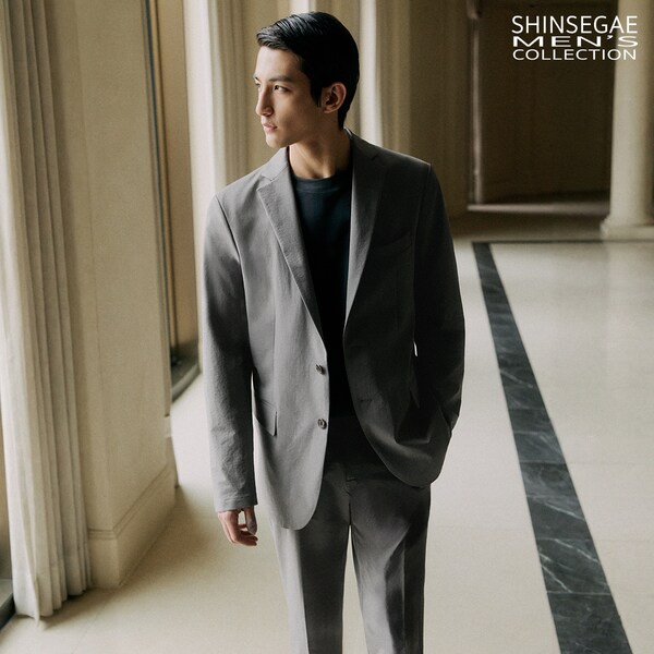 26SS SUMMER 신세계맨즈컬렉션 실크 라이크라 슬랙스 2SET