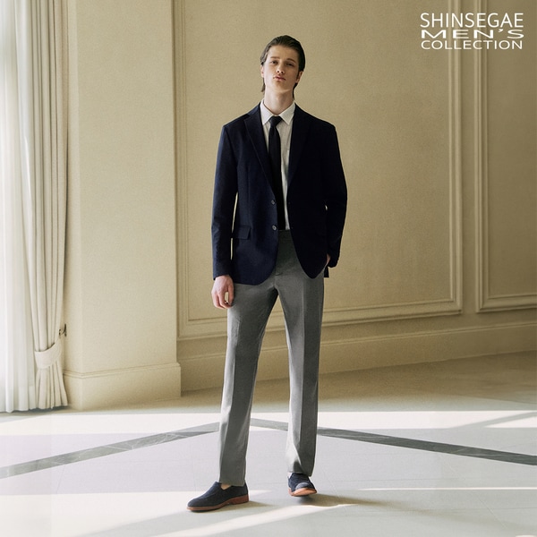 26SS SUMMER 신세계맨즈컬렉션 실크 라이크라 슬랙스 2SET