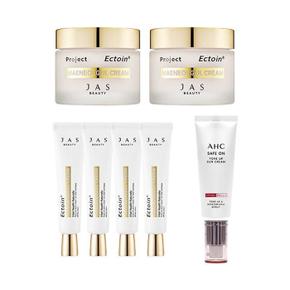 [쟈스] 엑토인 맨얼굴 크림 55ml x2 + 30ml x4 + AHC 톤업 선크림 50ml (S10640843)