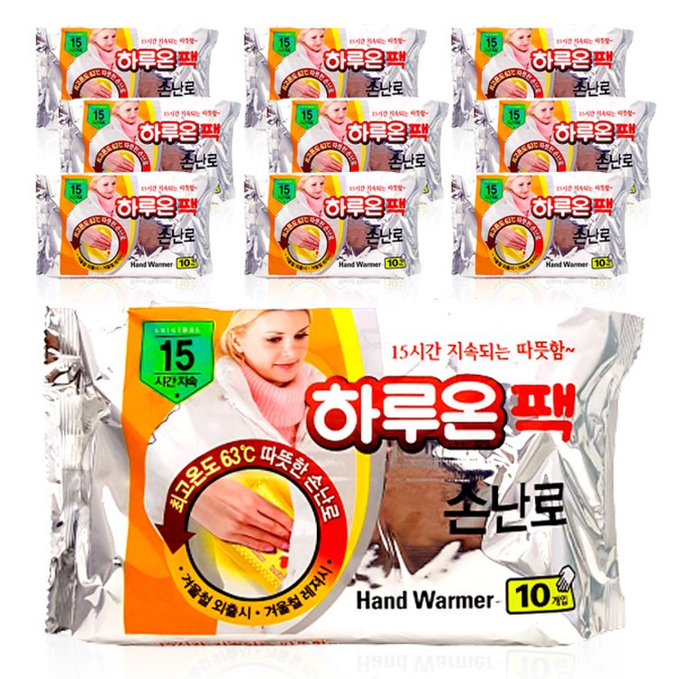 하루온 손난로 100매/핫팩 하루온팩 찜질팩, 믿고 사는 즐거움 Ssg.Com