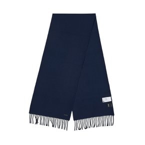 [휴고보스] FW25 남성 로고 패치 울 머플러 50517218 404