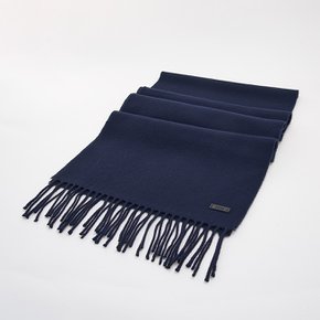[휴고보스] FW25 남성 로고 패치 울 머플러 50517218 404