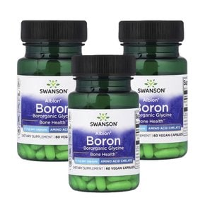 알비온 붕소 Albion 보론 붕소글리신 6mg 60베지캡슐 X 3통
