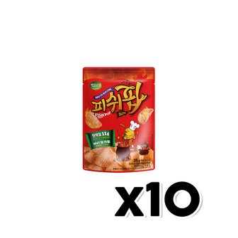  피쉬팝 칠리맛 봉지스낵 35g x 10개