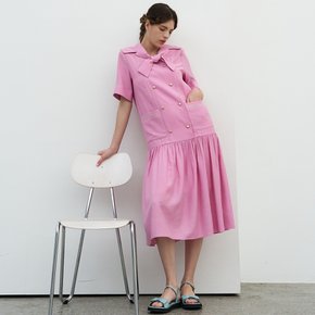 SAILOR FLAER DRESS_PINK