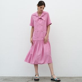 SAILOR FLAER DRESS_PINK