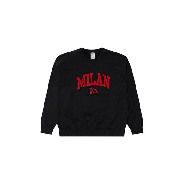 [와일드 동키] FW25 공용 밀란 맨투맨 FG MILAN BLACK