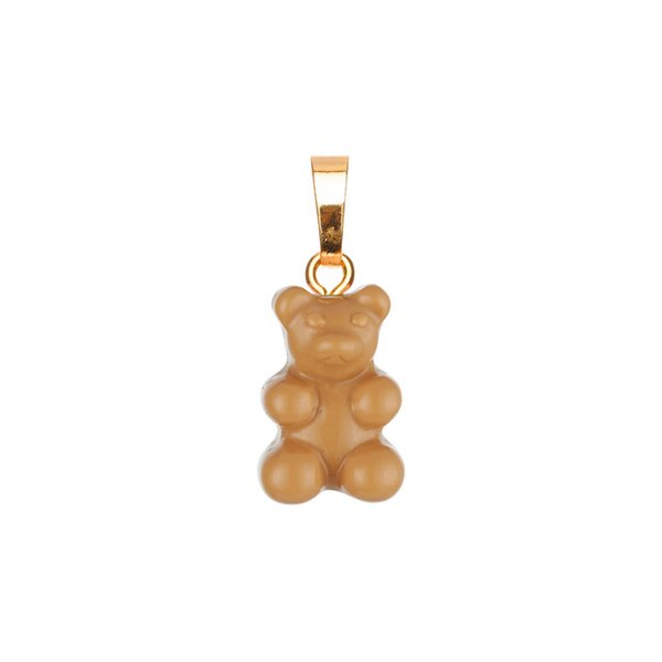 크리스탈 헤이즈 노스텔지아 베어 클래식 커넥터 골드 솔트 카라멜