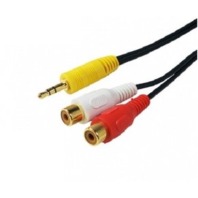 라인업시스템 LANSTAR LS-2RFST 3.5mm to 2RCA 케이블 (LS-2RFST-10M, 10m)