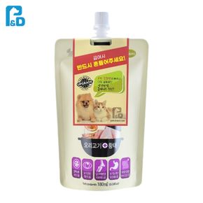 고양이 홈메이드 황태육수 오리고기 180ml