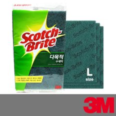 3M 스카치 브라이트 다목적수세미 1봉 3EA