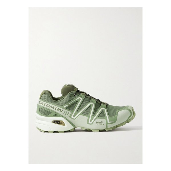 스피드크로스 3 고무 트리밍 메시 스니커즈 그린 1647597340753743