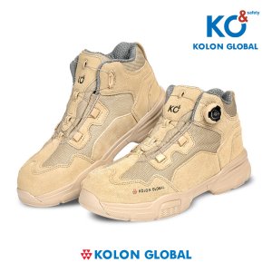 KOLON 코오롱글로벌 6인치 다이얼 빅사이즈 방수 사막화 안전화 작업화 KG-700