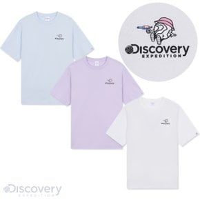 [23S/S] 디스커버리  DXRS5Y033 남여 공용 디커맨 워터그래픽 반팔티셔츠 여름 셔츠 라운드 티