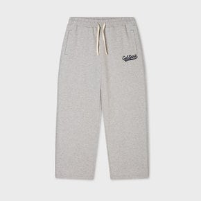 Campus Letter Wide Pants WHTMG2422U