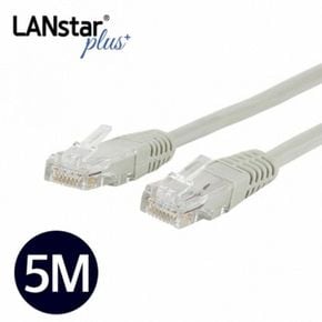 UTP 연선/회색 다이렉트 랜 케이블 70004LANstarCAT.5E 5M X ( 3매입 )