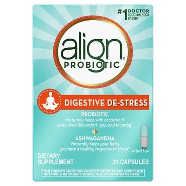 보드엠 Align De-Stress Daily 프로바이오틱 보충제 - 캡슐 - 21ct, 맞추다 건강식품