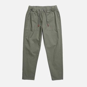 - RELAX FIT COTTON FATIGUE PANTS (LIGHT KHAKI)