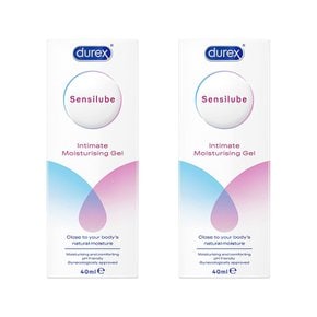 Durex 듀렉스 센슈어블 워터베이스 여성보습제 여성청결제 40ML 2개