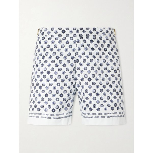 불독 루미니스 스트레이트 레그 미드 렝스 프린트 스윔 쇼츠 46376663162938706