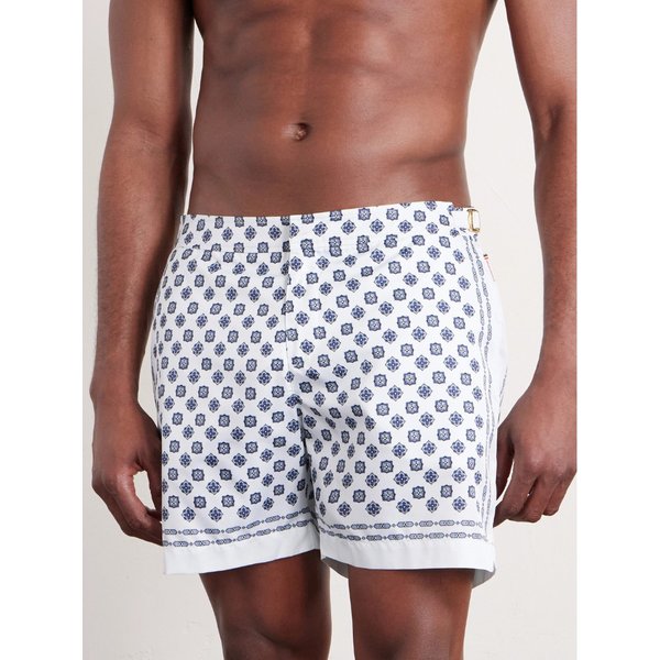 불독 루미니스 스트레이트 레그 미드 렝스 프린트 스윔 쇼츠 46376663162938706