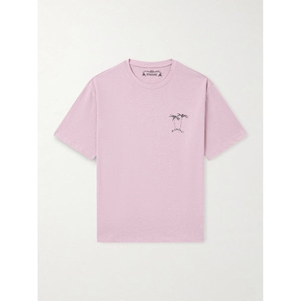 마나키 로고 프린트 코튼 저지 티셔츠 46376663162882402