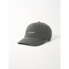 the ezio Washed Ball Cap_Charcoal