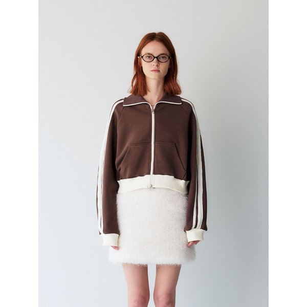 [리퍼브] 24 Fall_ Brown Zip-Up Sweatshirts