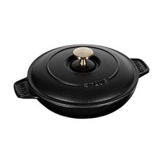 독일 스타우브 무쇠냄비 Staub 1332025 Round Hot Plate 20 cm Matt 블랙 1344833