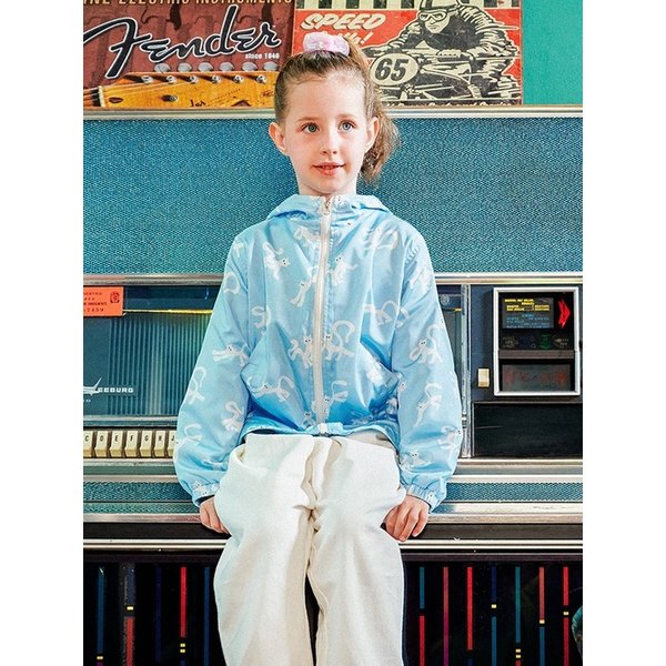 BABY CAT 유아 초등 여아 아동 바람막이